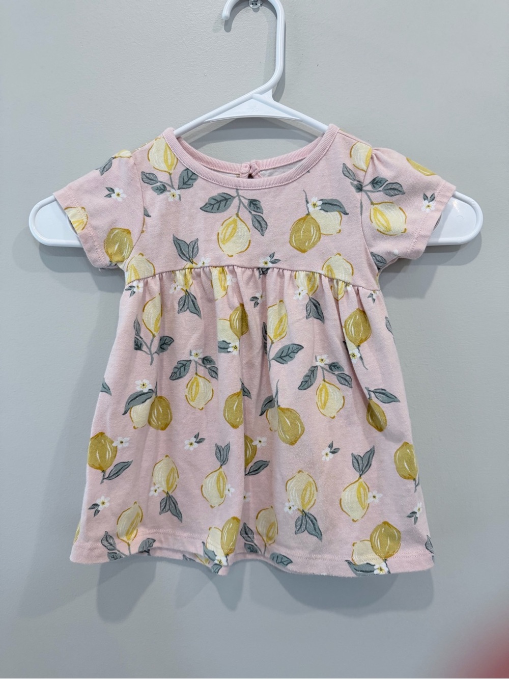 Garanimals Pink Short Sleeve Lemon Print Top